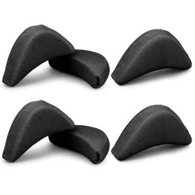 5 Pairs Toe Filler Inserts Soft Large Toe Post Adjustable Shoe Filler Breathable Forefoot Pad Shoe Filler Unisex Shoe Pad Sponge Foot Brace Pad for Women Girls High Heel (Black) Black