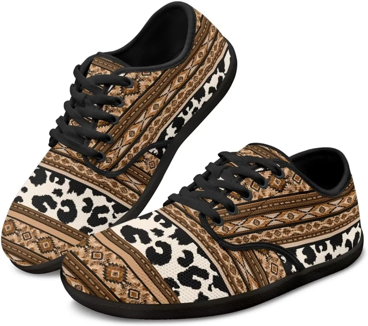 Binienty Women's Minimalist Barefoot Shoes Casual Lace up Walking Sneakers Non Slip Trail Running Shoe Outdoors