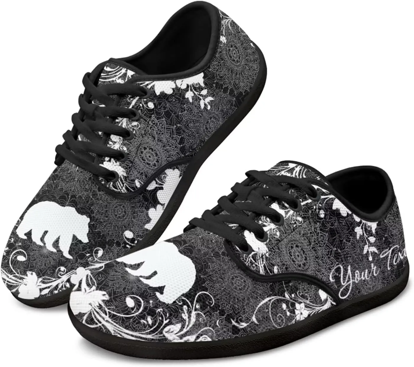 Customized Running Sneakers Office Work Flats Walking Training Shoes Driving Loafers for Women Men