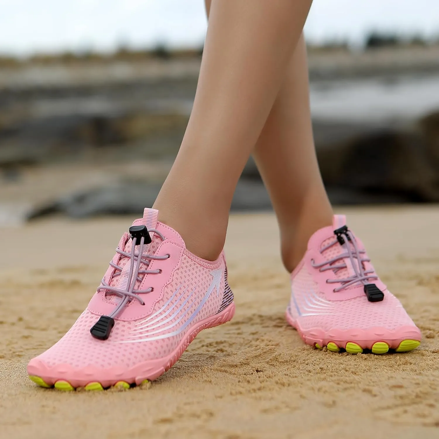 Hike Barefoot Shoes for Women Summer Quick Dry Non-Slip Breathable Grounding Footwear Athletic Trainer Running Sneaker Beach Pool Aqua Swim Surf Hiking Shoes