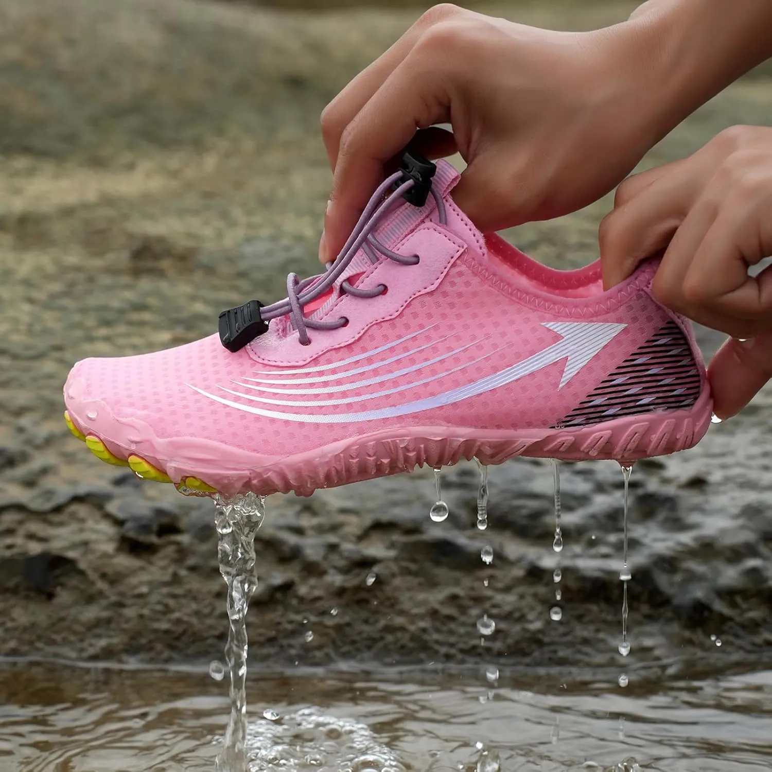 Hike Barefoot Shoes for Women Summer Quick Dry Non-Slip Breathable Grounding Footwear Athletic Trainer Running Sneaker Beach Pool Aqua Swim Surf Hiking Shoes