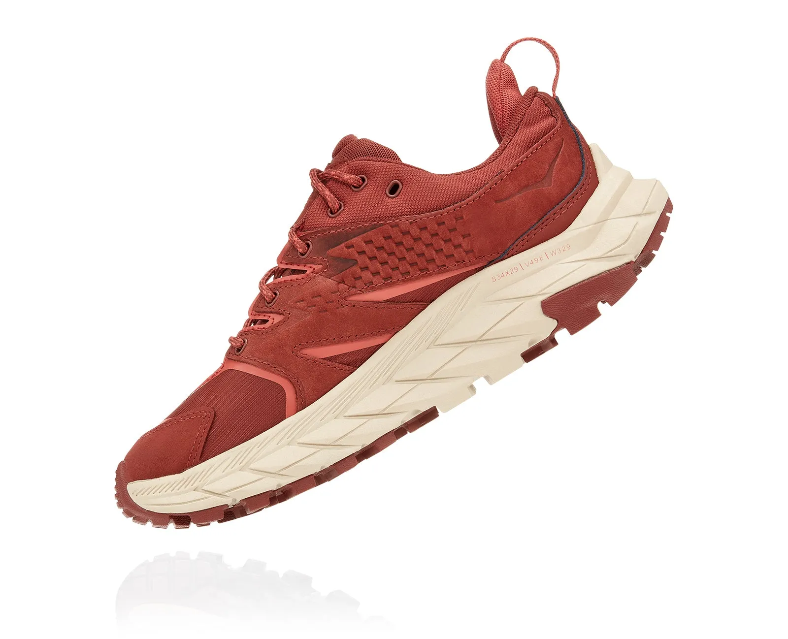 Hoka One One Women's Anacapa Low GTX - Cherry Mahogany/Hot Sauce (1119373-CMHS)