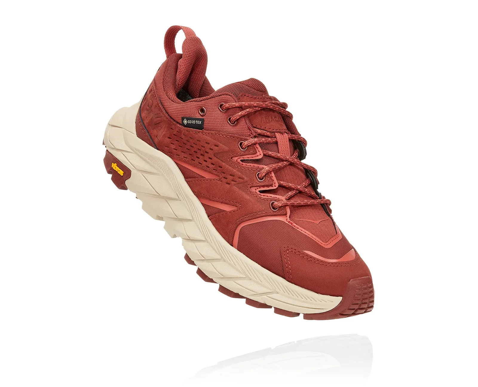 Hoka One One Women's Anacapa Low GTX - Cherry Mahogany/Hot Sauce (1119373-CMHS)