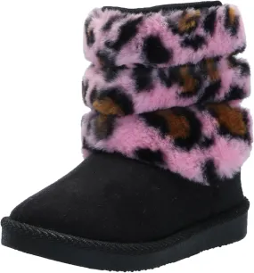 Josmo Girl's Cold Weather Outdoors Faux Fur Upper Warm Boots