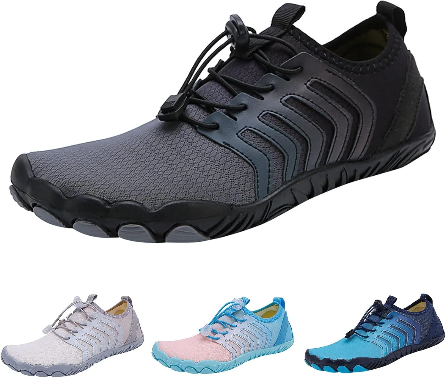 Mens Breathable Water Shoes Quick-Dry Pool River Sea Sock Shoes Beach Sports Swim Shoe for Boating Fishing Diving