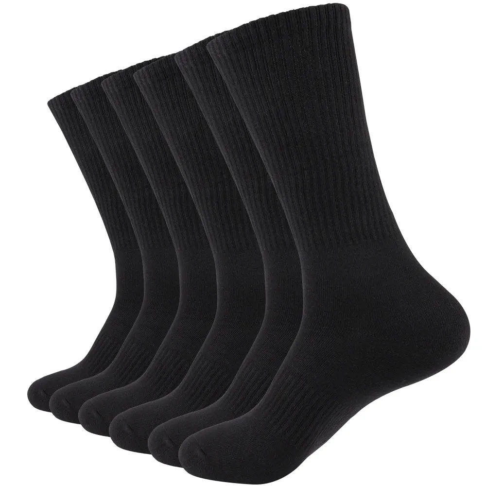 NPET 6 Pack Mens Women Cushioned Socks for Running