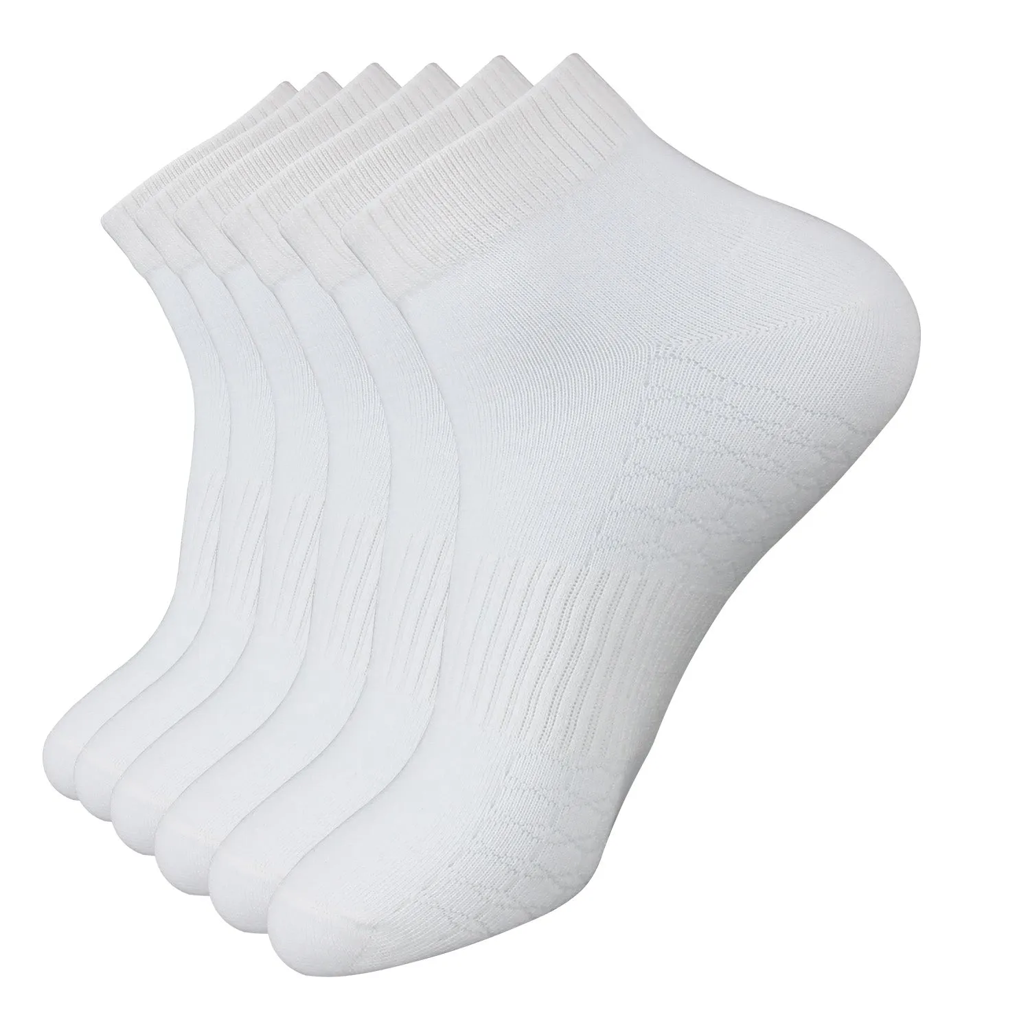 NPET 6 Pack Mens Women Cushioned Socks for Running