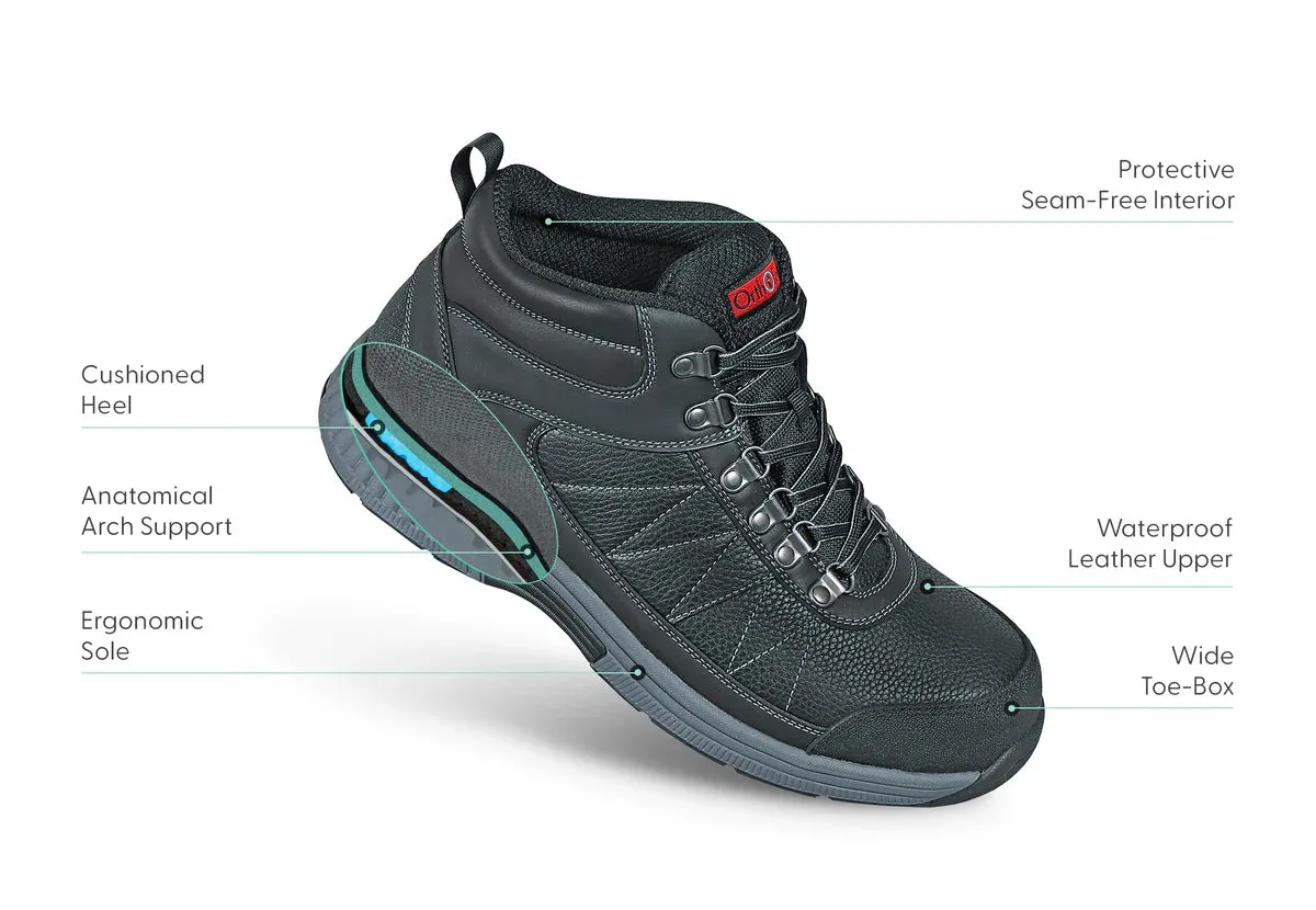 Orthofeet - Men - Hunter Waterproof - Black