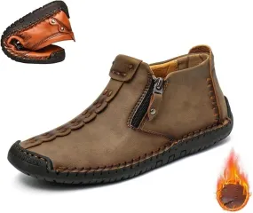 Phanile Mens Shoes, Men's Outdoor Comfy Arch Support Waterproof Walking Shoes, Orthopedic Sneakers Slip on Loafers