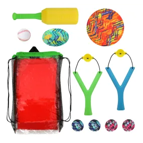 Play Day 11-Piece 4-In-1 Lawn & Pool Sports Games Set, Ages 3 & Up, Unisex