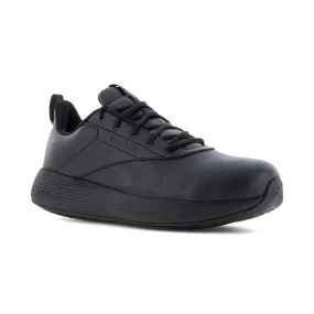 Reebok Mens DMXair Comfort Black Microfiber Athletic Work Shoes