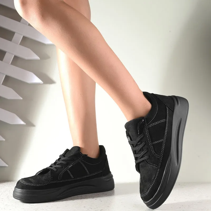 SHOE BLATE Light,Comfortable,Trendy,Walking,Outdoor, Premium,Daily use Sneakers For Women Sneakers For Women black