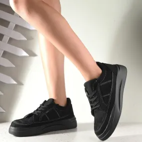 SHOE BLATE Light,Comfortable,Trendy,Walking,Outdoor, Premium,Daily use Sneakers For Women Sneakers For Women black