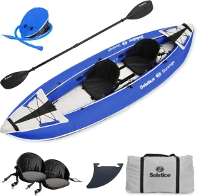 Solstice Inflatable Kayak Durango 1to2P Fabric Covered Kayak