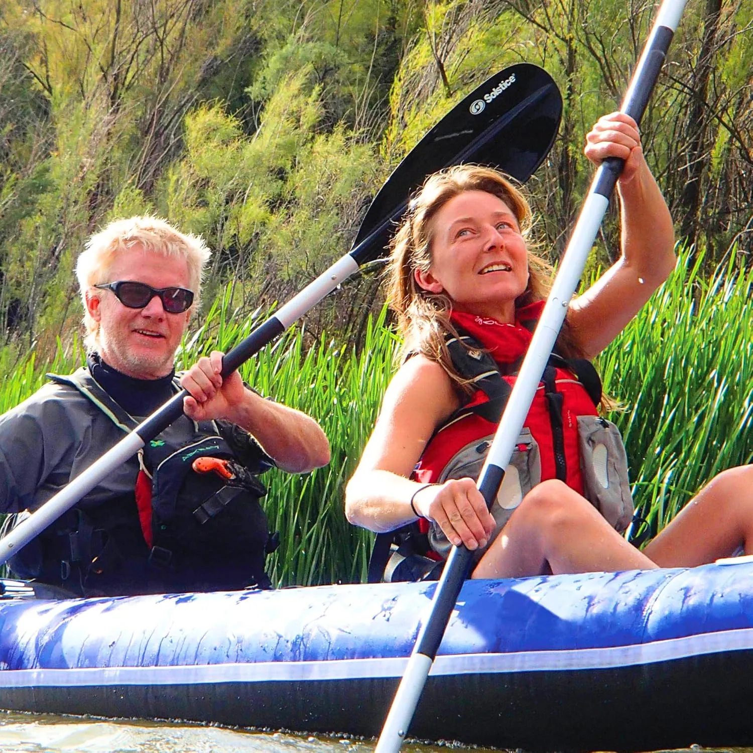 Solstice Inflatable Kayak Durango 1to2P Fabric Covered Kayak