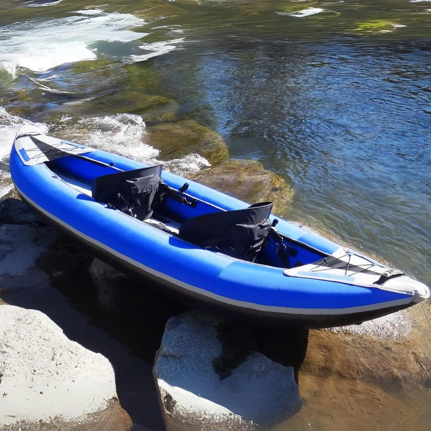 Solstice Inflatable Kayak Durango 1to2P Fabric Covered Kayak
