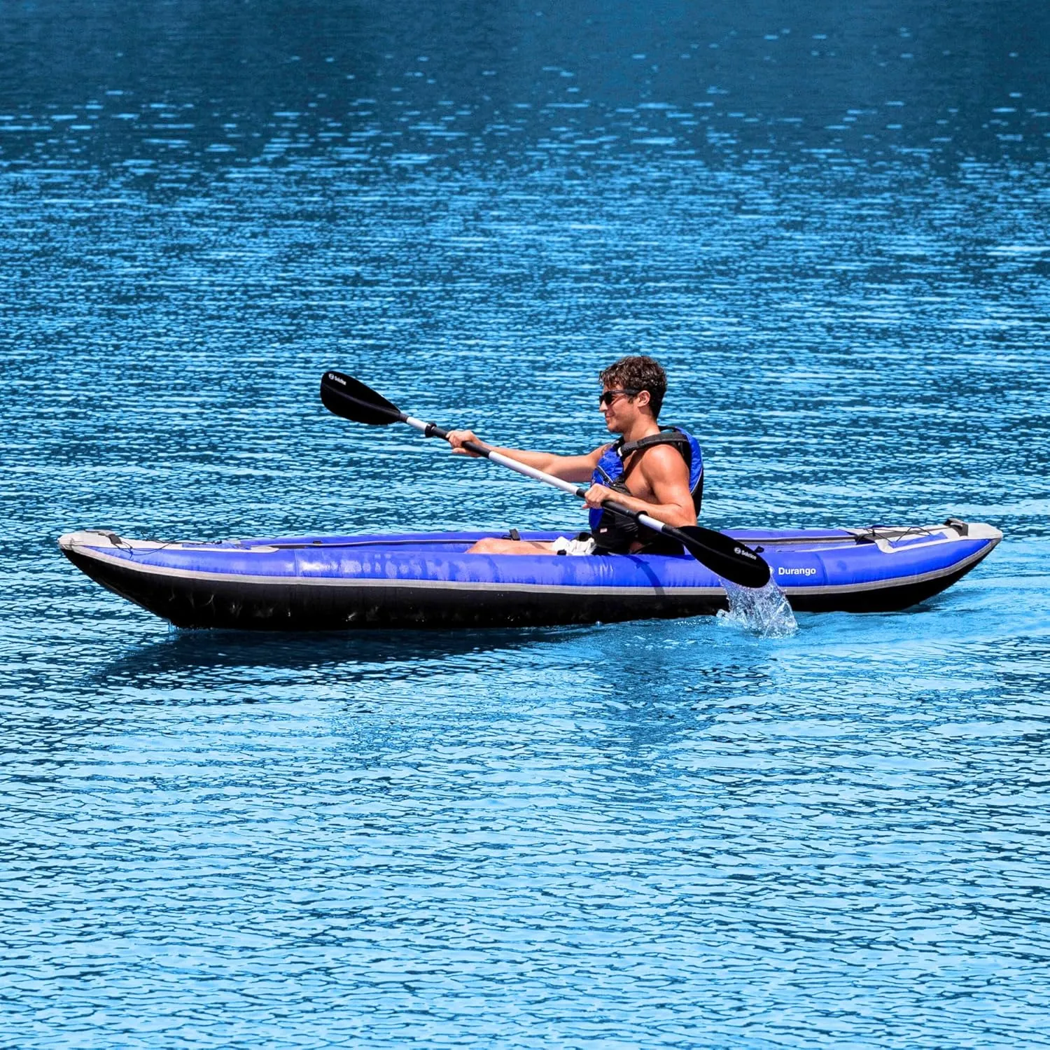 Solstice Inflatable Kayak Durango 1to2P Fabric Covered Kayak