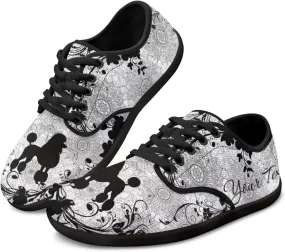 Unisex Custom Running Sneakers Walking Shoes Work Loafers Design Your Own Text/Name for Women Men