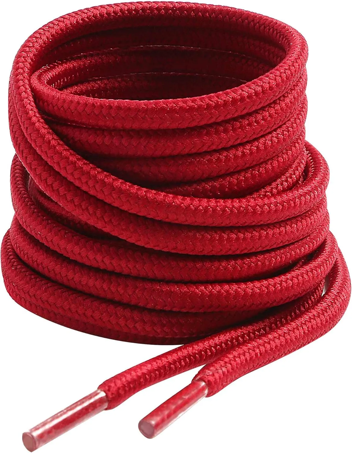 VSUDO 2 Pairs Round Boot Laces, 5/32" Outdoor Work & Hiking Shoe Laces for Boots