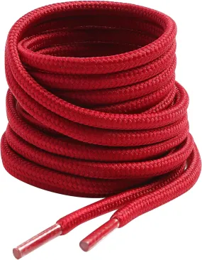 VSUDO 2 Pairs Round Boot Laces, 5/32" Outdoor Work & Hiking Shoe Laces for Boots