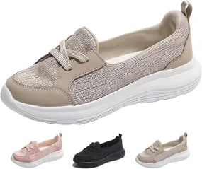 Women Comfy Orthopedic Walking Shoes,2024 Upgraded Orthopedic Women's Comfortable Slip On Arch Support Non-Slip Shoes