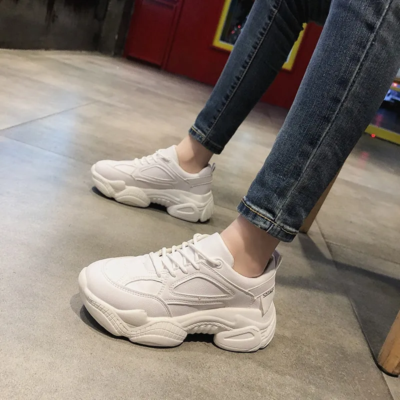 Women's Autumn Leather Sneakers