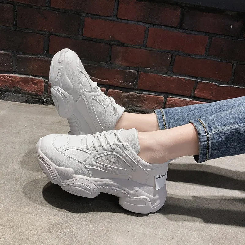 Women's Autumn Leather Sneakers