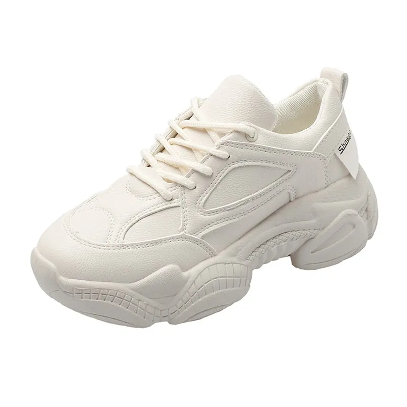 Women's Autumn Leather Sneakers