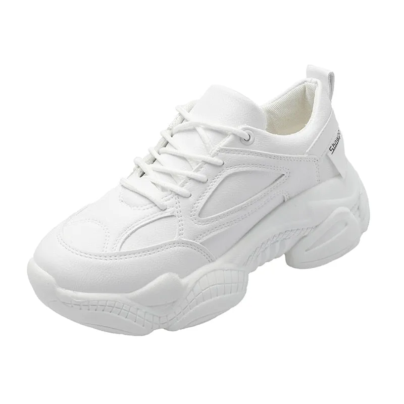 Women's Autumn Leather Sneakers