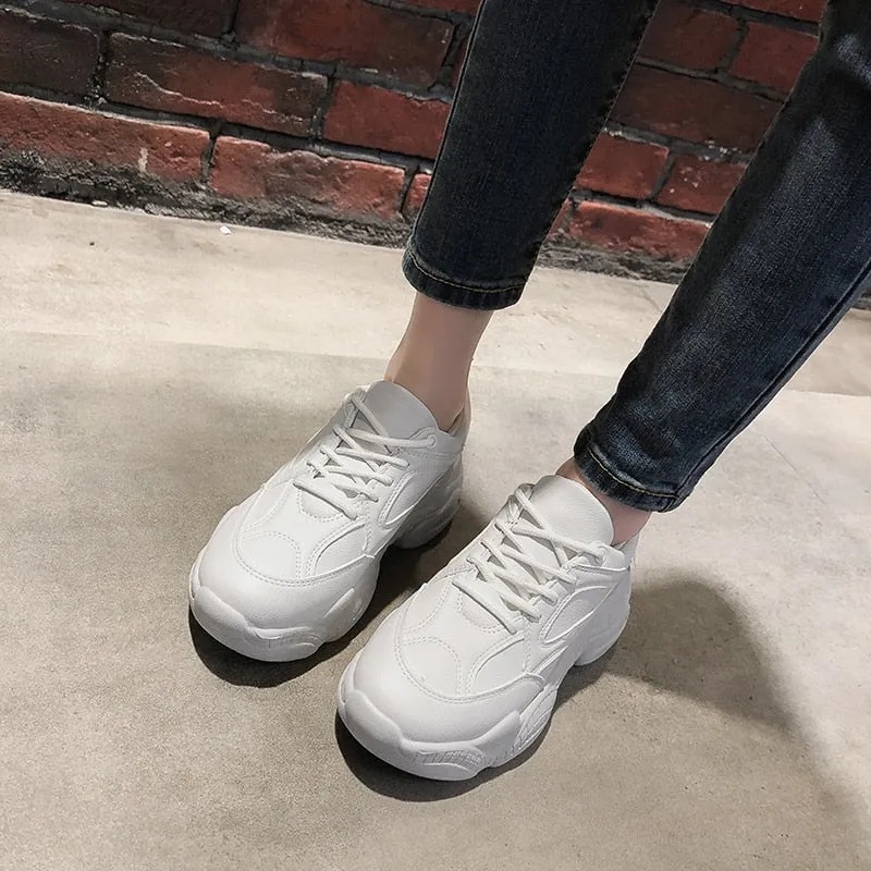 Women's Autumn Leather Sneakers