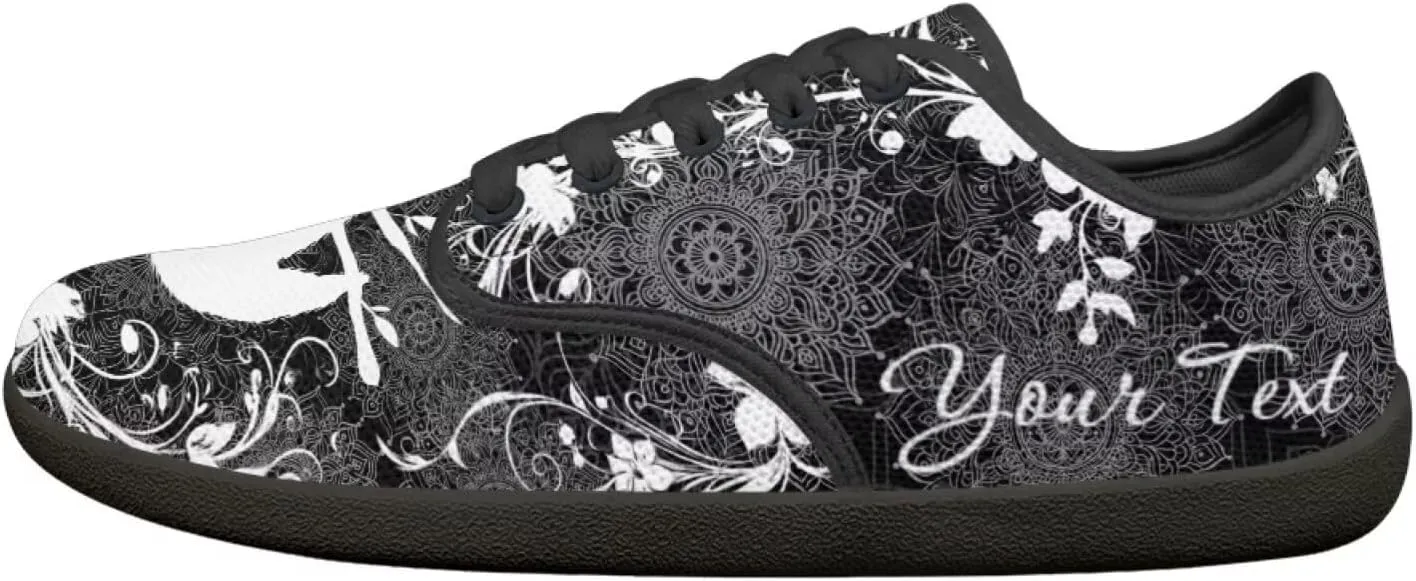 Women's Men's Custom Walking Barefoot Shoes Running Sneakers Slip On Skate Flats Work Loafers