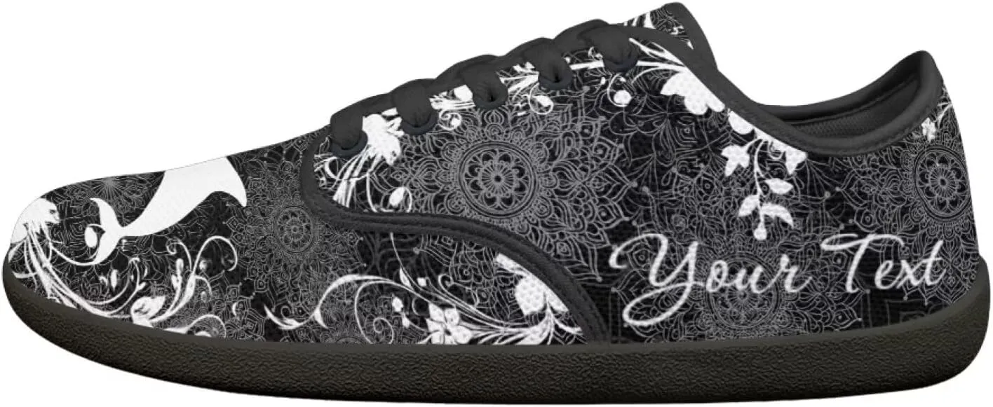 Women's Men's Custom Walking Barefoot Shoes Running Sneakers Slip On Skate Flats Work Loafers