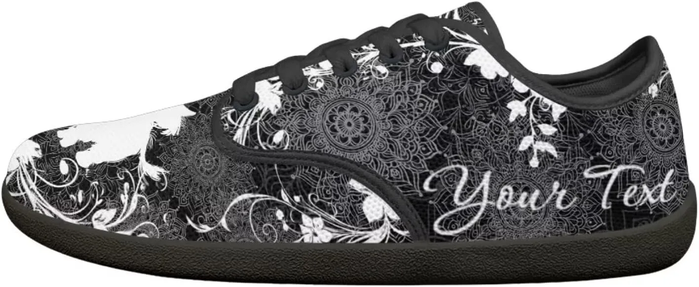 Women's Men's Custom Walking Barefoot Shoes Running Sneakers Slip On Skate Flats Work Loafers