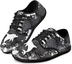 Women's Men's Custom Walking Barefoot Shoes Running Sneakers Slip On Skate Flats Work Loafers