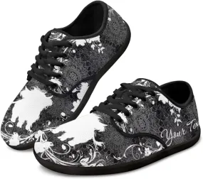 Women's Men's Custom Walking Barefoot Shoes Running Sneakers Slip On Skate Flats Work Loafers