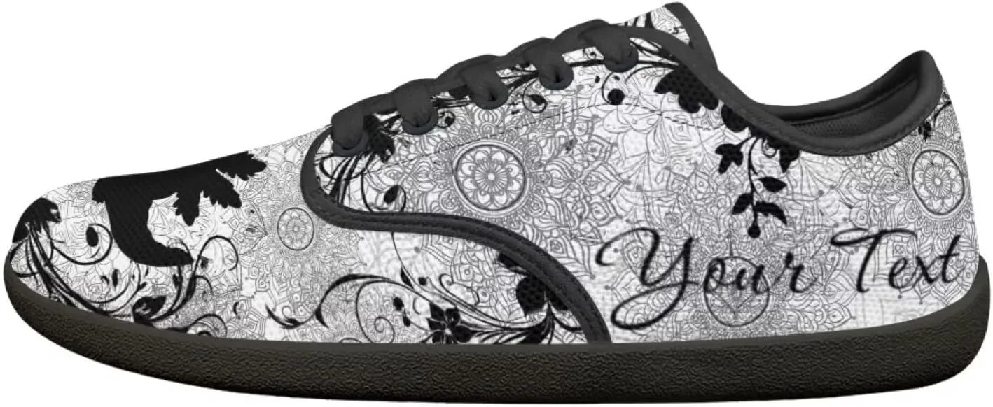 Women's Men's Custom Walking Barefoot Shoes Running Sneakers Slip On Skate Flats Work Loafers
