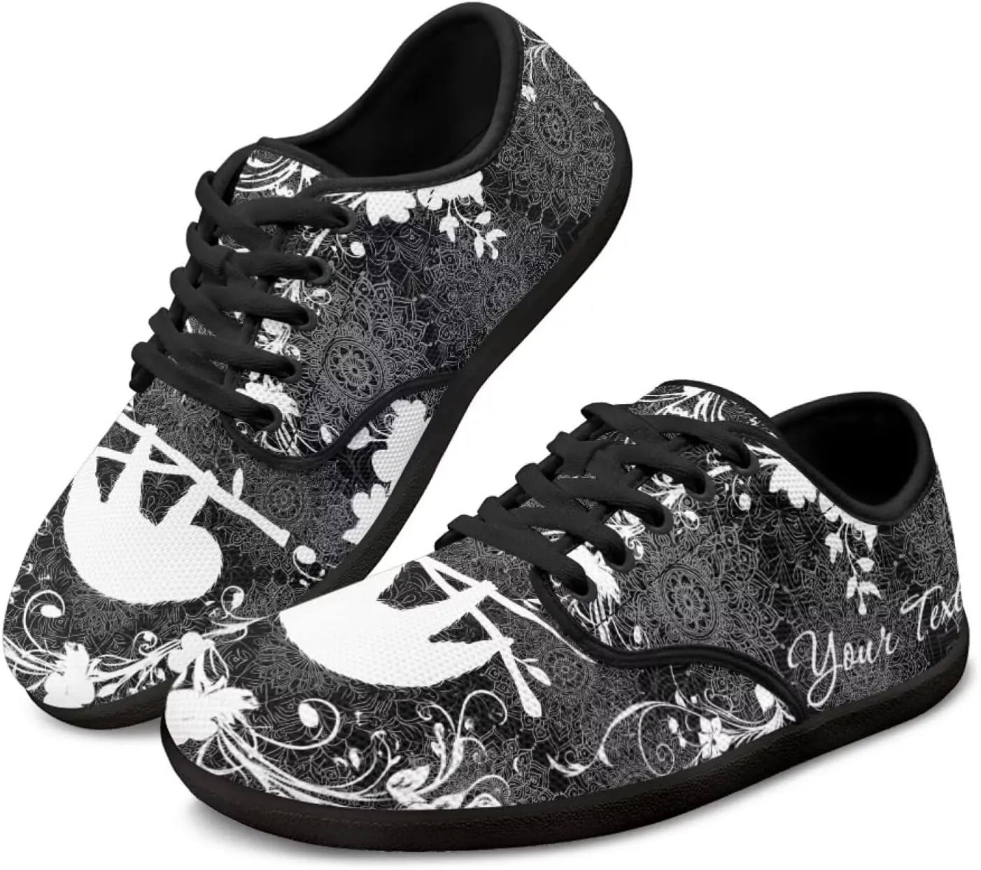 Women's Men's Custom Walking Barefoot Shoes Running Sneakers Slip On Skate Flats Work Loafers