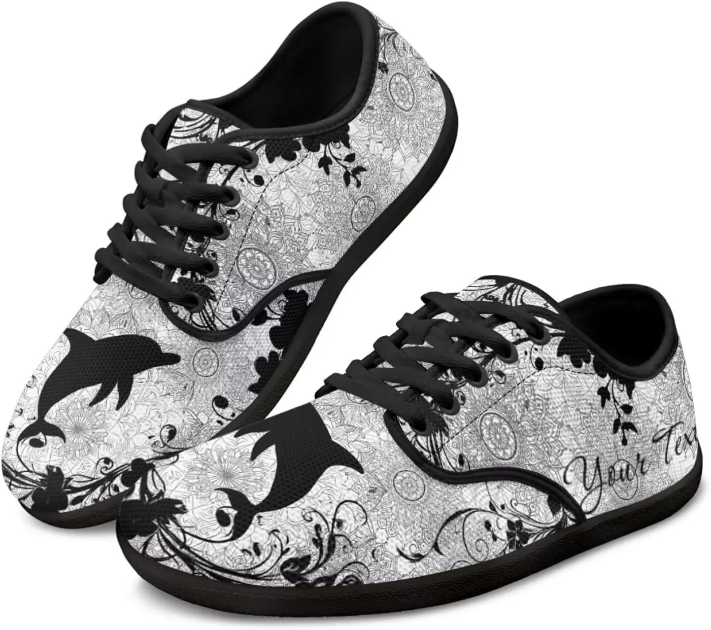 Women's Men's Custom Walking Barefoot Shoes Running Sneakers Slip On Skate Flats Work Loafers