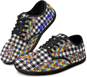 Women's Men's Custom Walking Barefoot Shoes Running Sneakers Slip On Skate Flats Work Loafers
